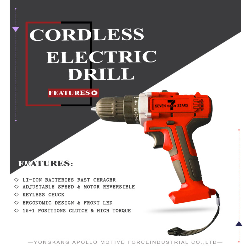 CORDLESS ELECTRIC DRILL